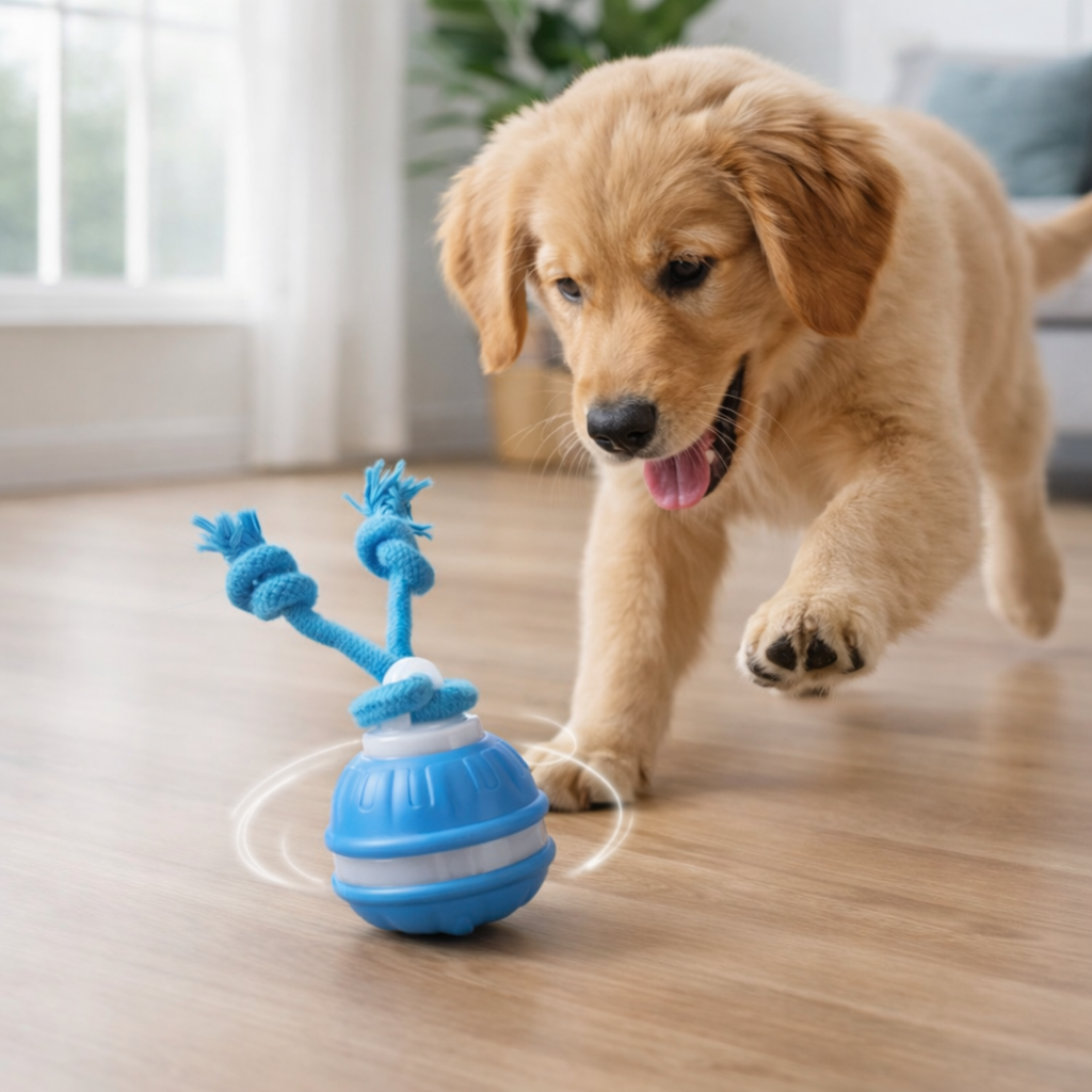 PlayRoll™ | La pelota interactiva que mantiene a tu perro entretenido