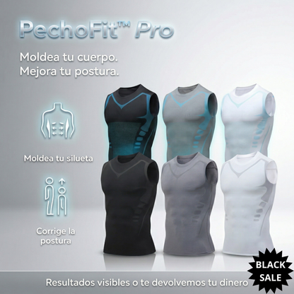 PechoFit™ Pro - Camiseta Moldeadora | Siente el poder de la confianza, la energía y la fuerza