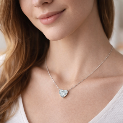 NovaLove™ Collar Corazón Plata 925