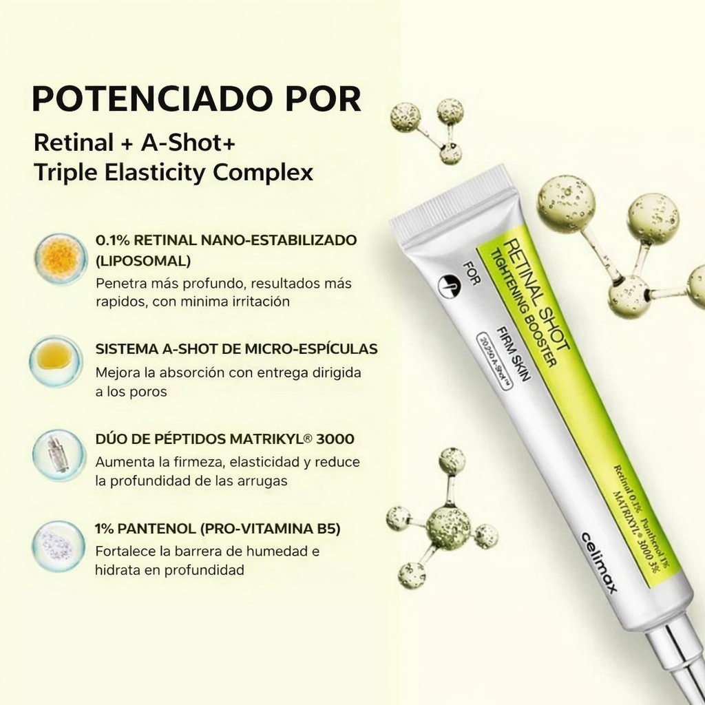 Celimax™ Retinol | Reduce arrugas sin irritar tu piel (aunque tengas piel sensible)