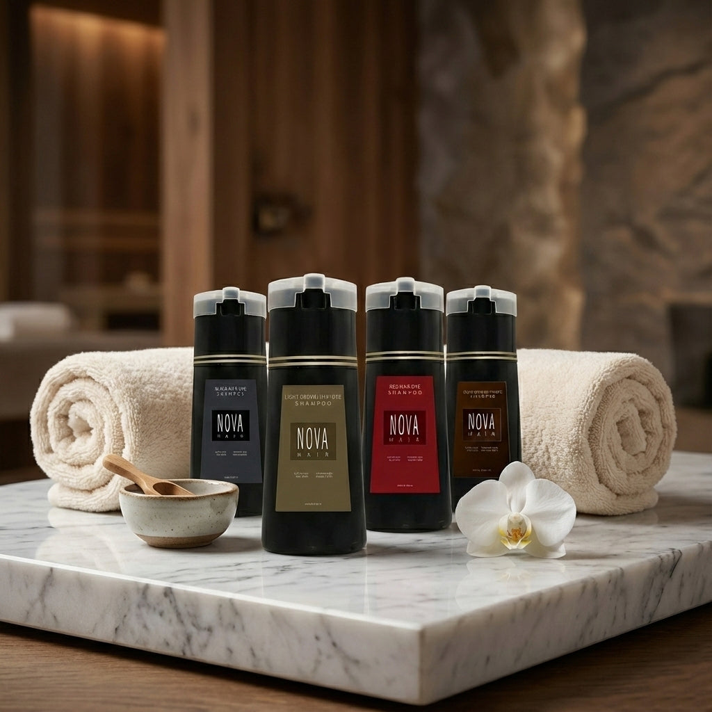 2X1 NovaColor™ | Shampoo para Canas – Rapido y Natural