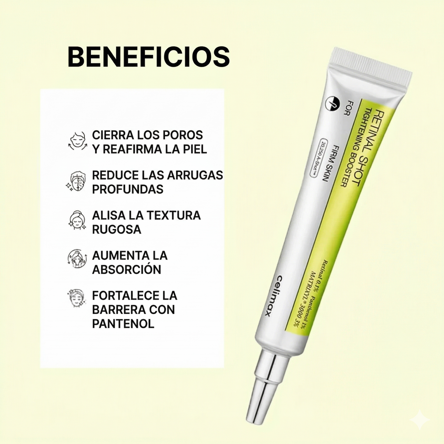 Celimax™ Retinol | Reduce arrugas sin irritar tu piel (aunque tengas piel sensible)