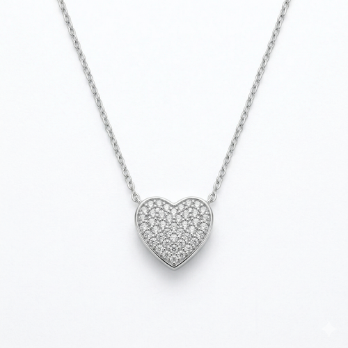 NovaLove™ Collar Corazón Plata 925