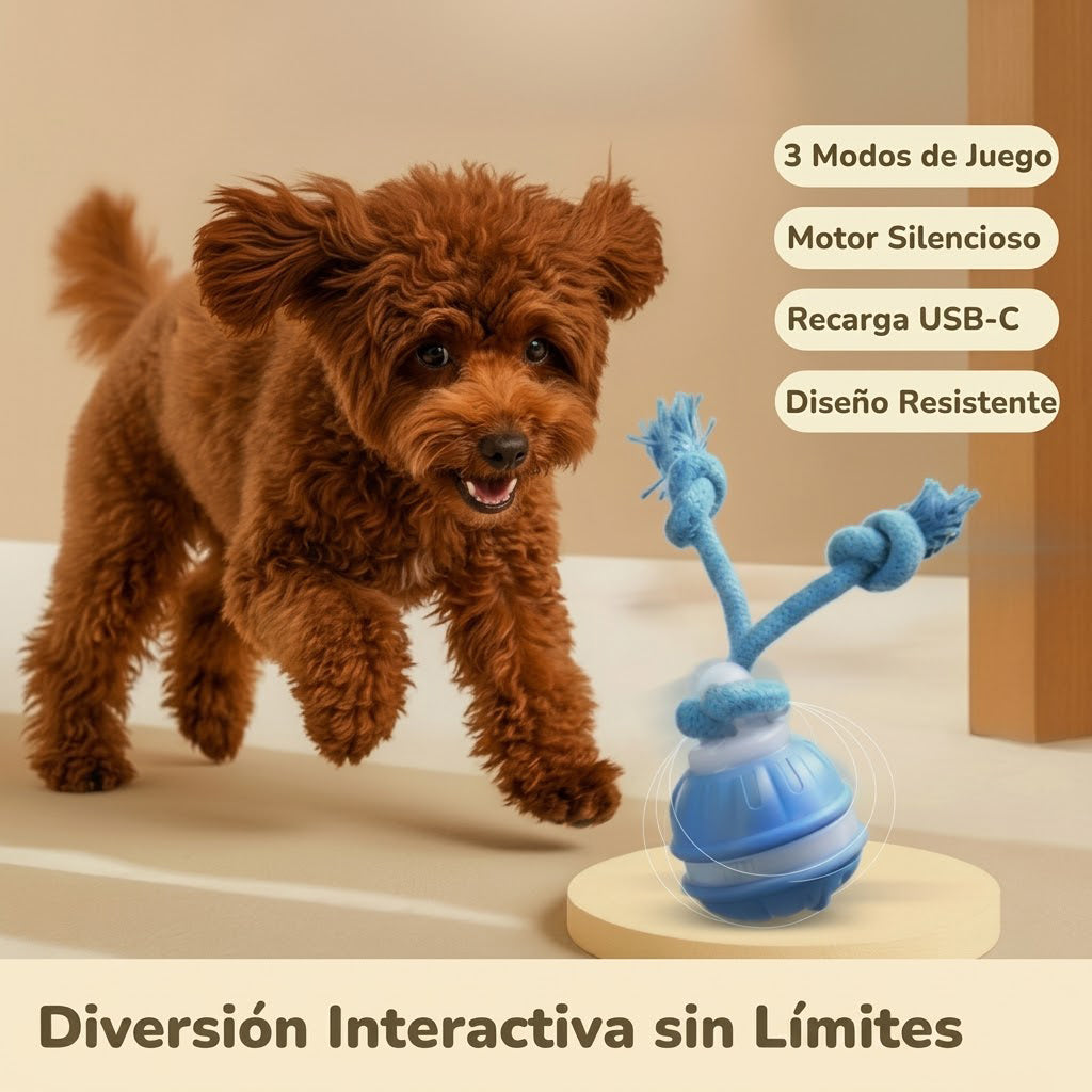 PlayRoll™ | La pelota interactiva que mantiene a tu perro entretenido
