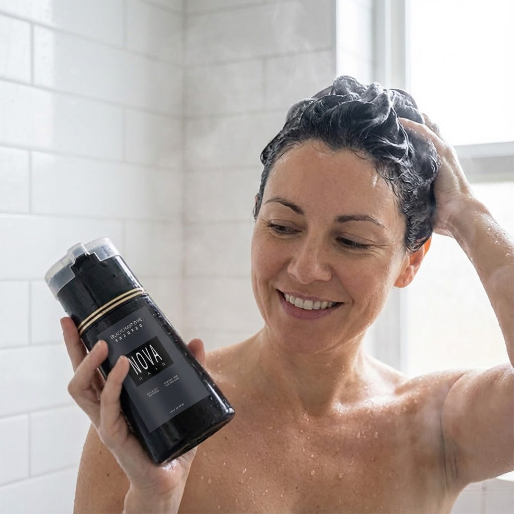 2X1 NovaColor™ | Shampoo para Canas – Rapido y Natural